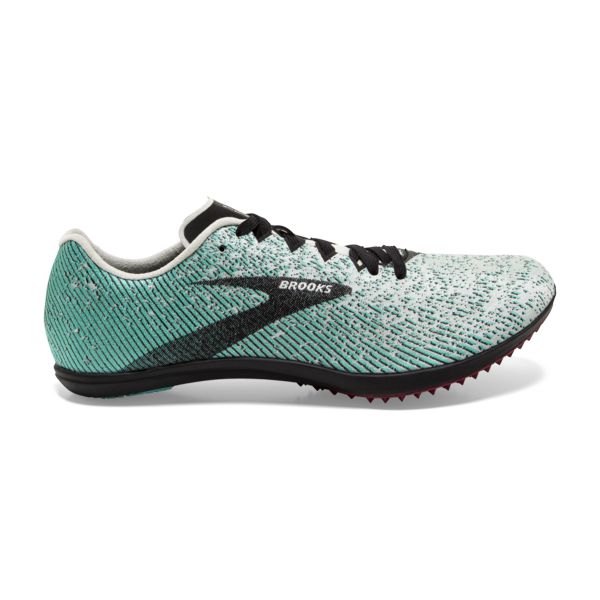 Brooks Mach 19 Spikeless Yarış Ayakkabısı Kadın Gri Siyah Yeşil | Turkey-514806