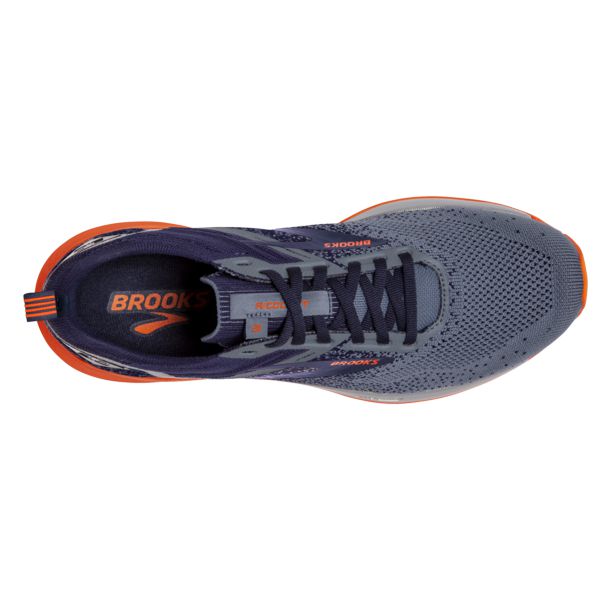 Brooks Ricochet 3 Yol Koşu Ayakkabısı Erkek Lacivert Gri Turuncu | Turkey-859702