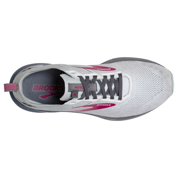 Brooks Ricochet 3 Yol Koşu Ayakkabısı Kadın Beyaz Gri Pembe | Turkey-463829